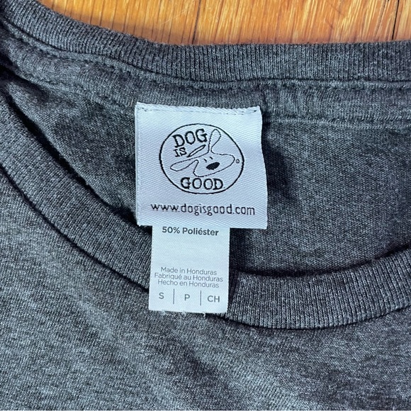 Dog Is Good Gray Holiday T Shirt Small “Celebrate The Little Things” - Picture 6 of 7